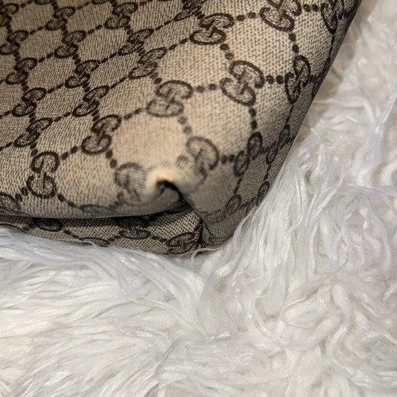 Vintage Gucci shoulder tote sherry line Brown Authentic used condition (as is) - Picture 13 of 16